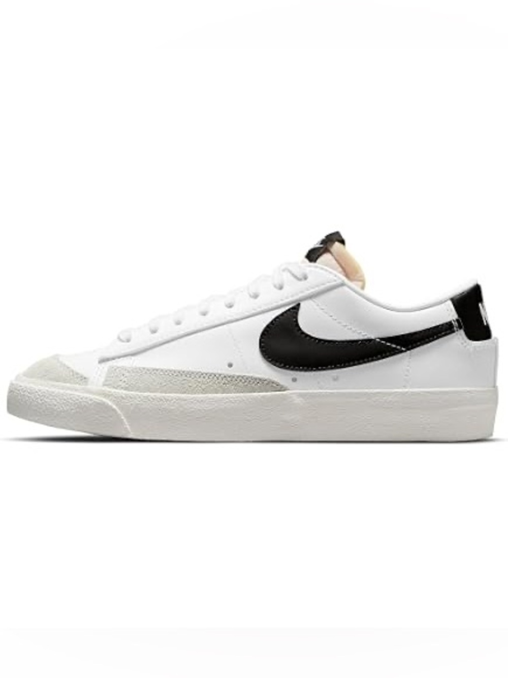 Nike Men’s White and Black Low-Top Sneakers